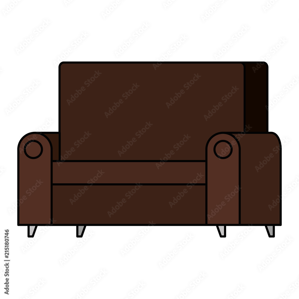 confortable sofa isolated icon confortable sofa isolated icon