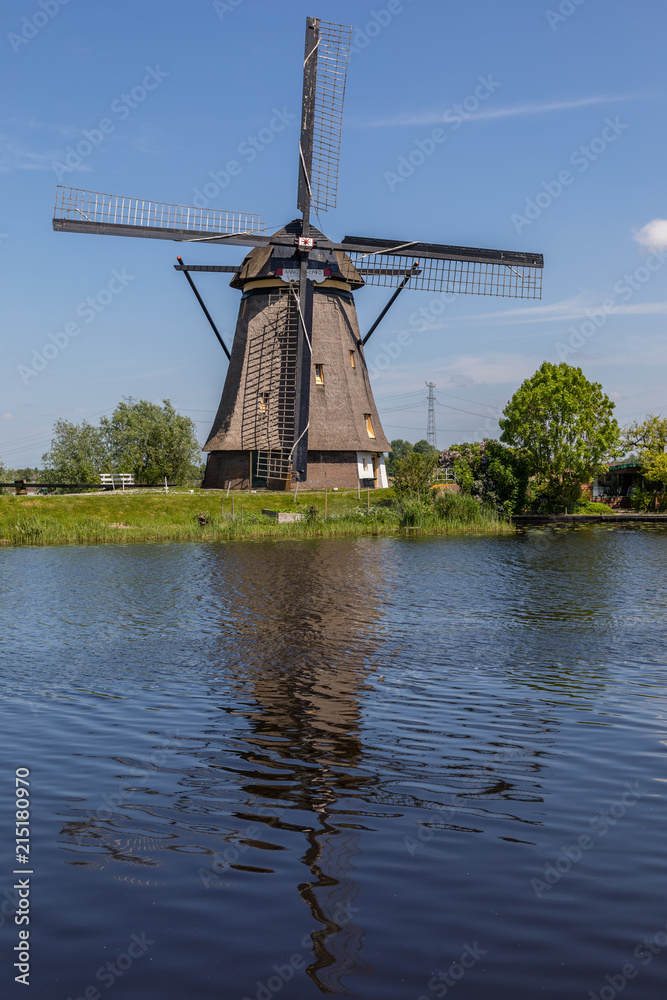 Windmill at Kinderdijk, The Netherlands