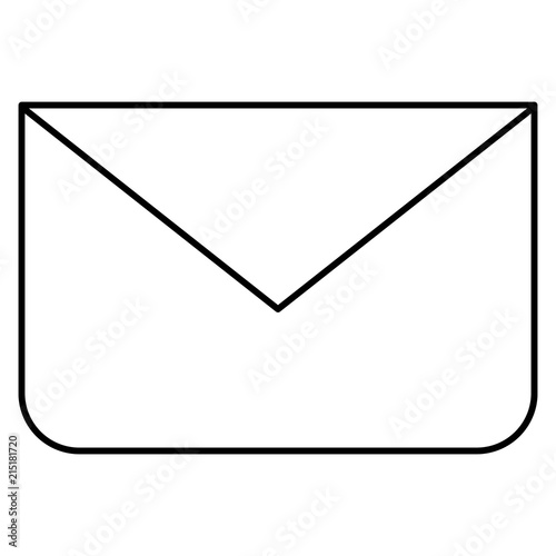 envelope mail isolated icon