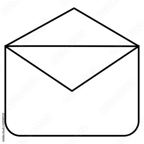 envelope mail isolated icon