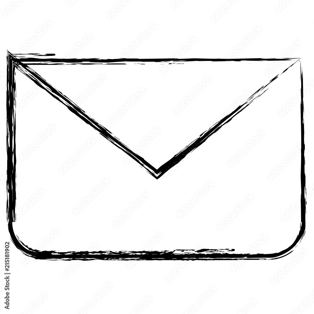 Fototapeta premium envelope mail isolated icon