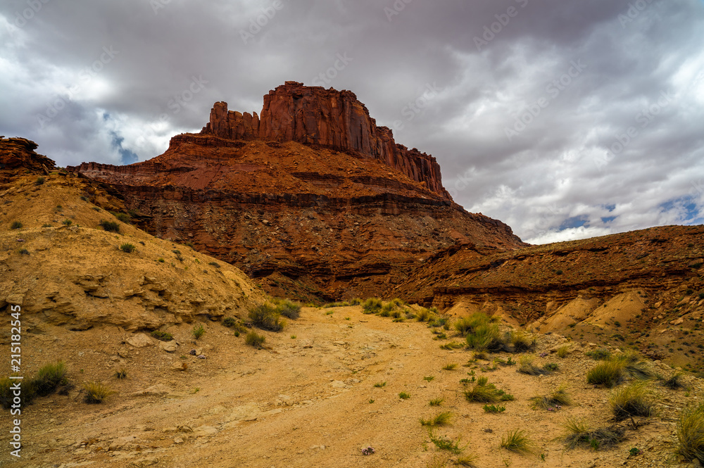 As I ascended this remote Maze road in the Millard Canyon area of the Canyonlands NP in Utah, I was greeted by this impressive land formation. As I ascended this remote Maze road in the Millard Canyon area of the Canyonlands NP in Utah, I was greeted by this impressive land formation.