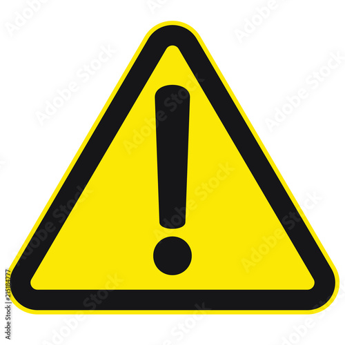 Danger sign, warning sign, attention sign, hazard sign, vector illustration