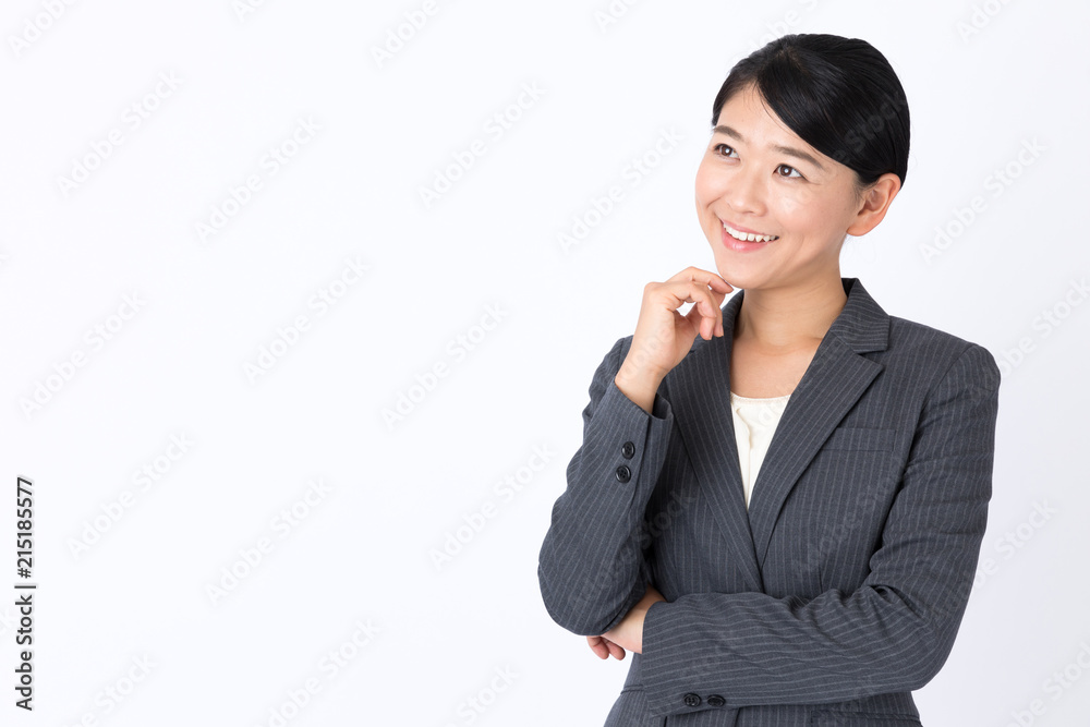 portrait of asian businesswoman isolated on white background portrait of asian businesswoman isolated on white background