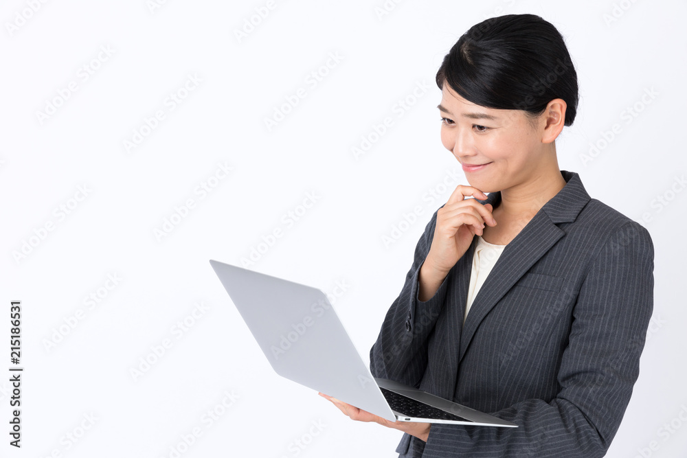portrait of asian businesswoman isolated on white background portrait of asian businesswoman isolated on white background