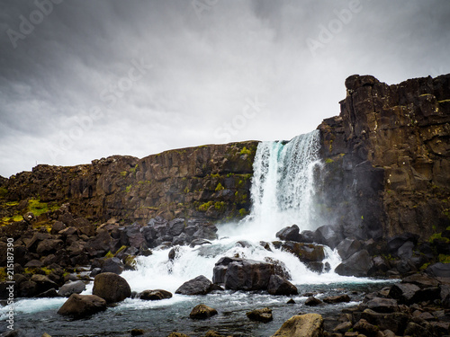 Waterfall in Iceland