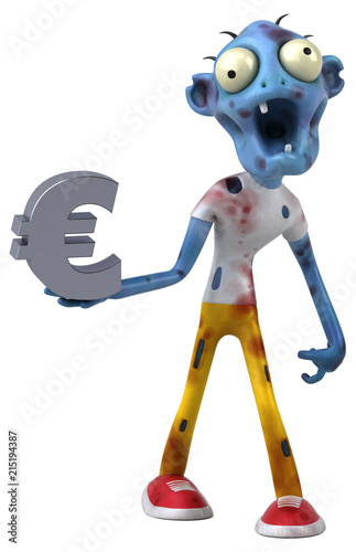 Fun zombie - 3D Illustration