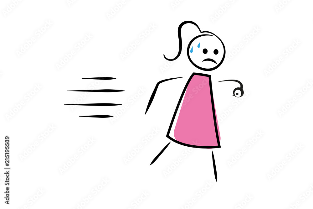 Frau in Eile Frau in Eile