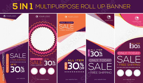 Multipurpose roll up banner