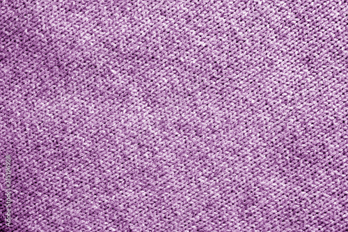 Knitting pattern in purple color.