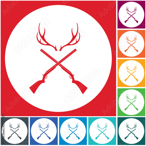Hunting club logo icon