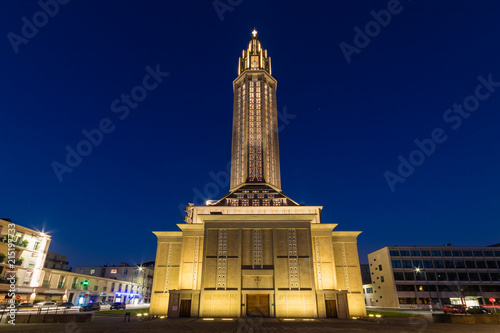 Contemporary Saint Joseph church Le Havre France photo