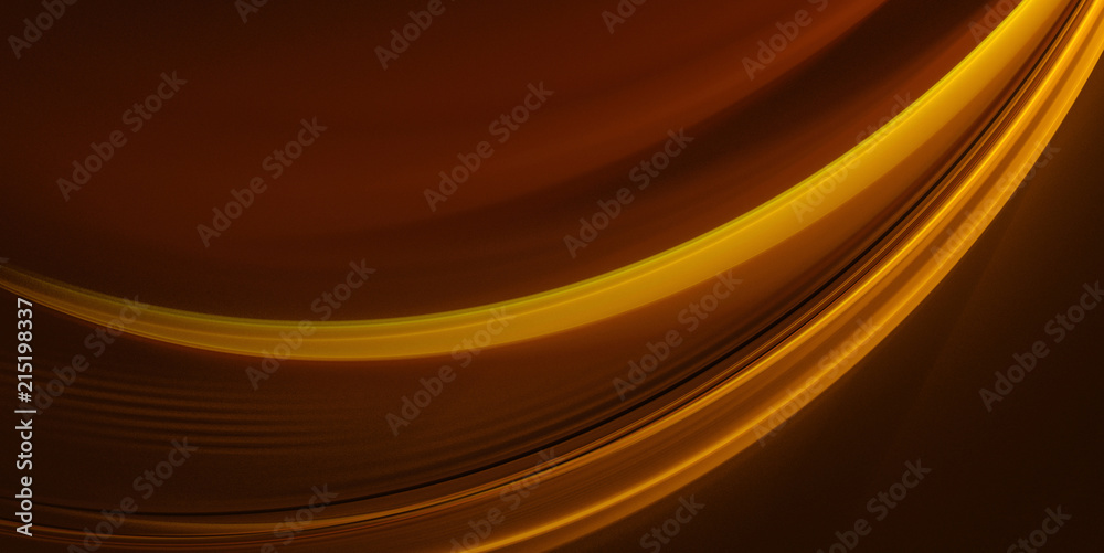 Golden wave on a dark brown background Stock Illustration | Adobe Stock