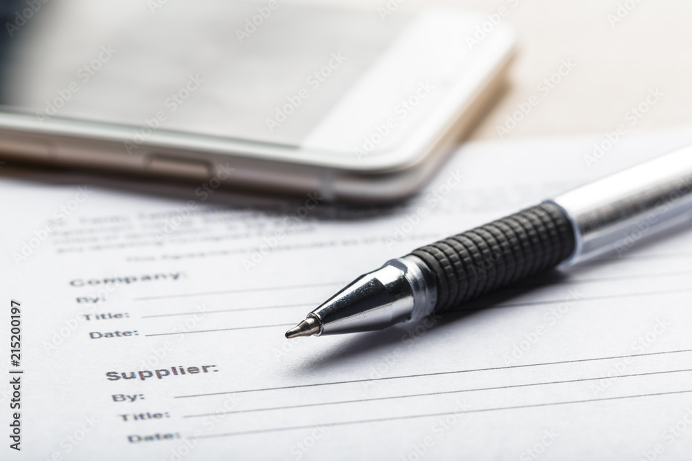 Lease or Rental agreement document Lease or Rental agreement document