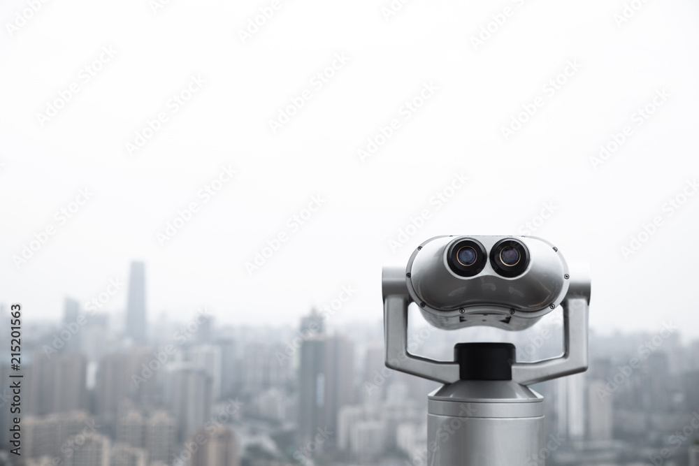 telescope on the high place in chongqing china