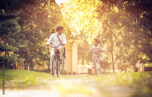 Together on bike. © Mladen
