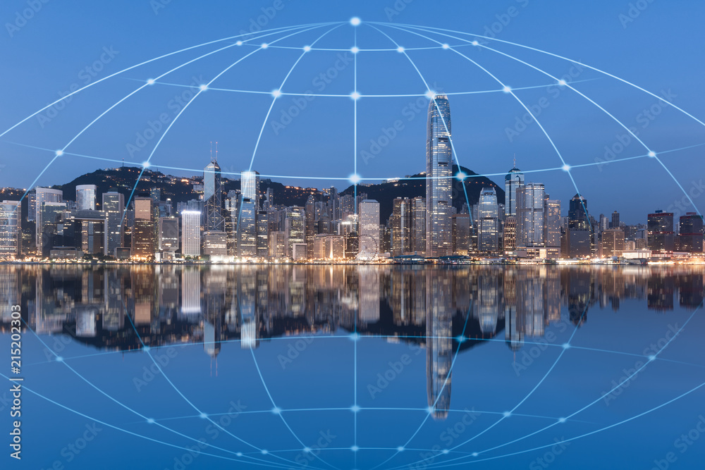 The concept of urban architecture and network data in Hongkong