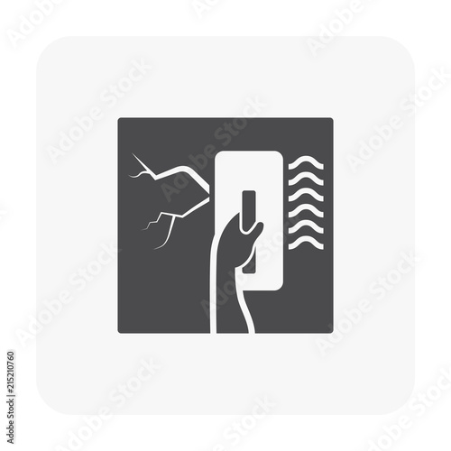 waterproof  equipment icon