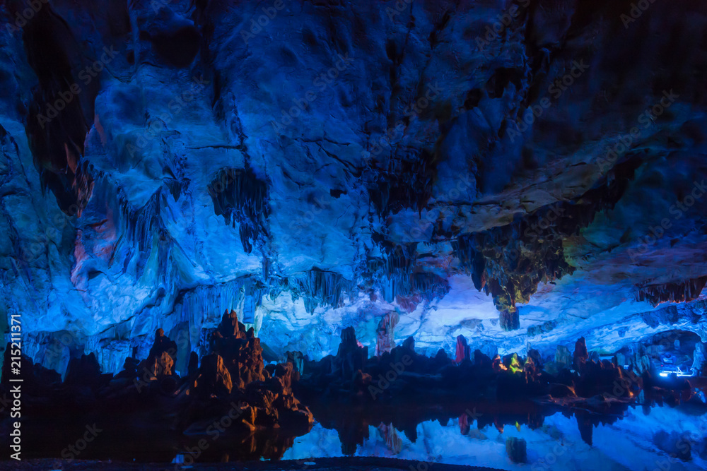 Reed flute cave, Guilin, China