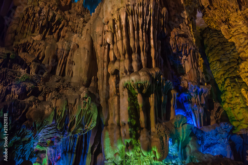 Reed flute cave  Guilin  China