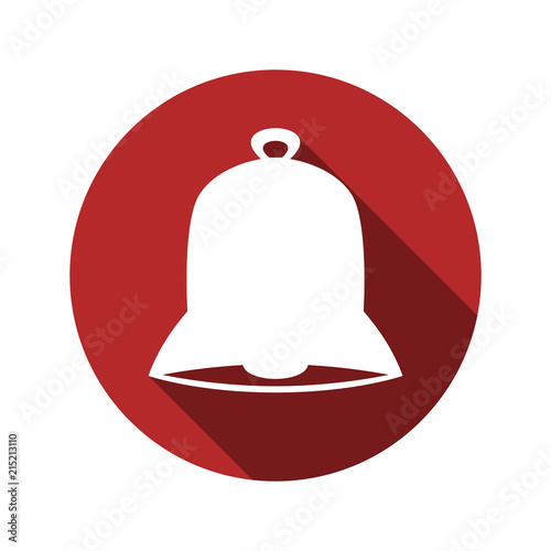 Bell flat icon vector