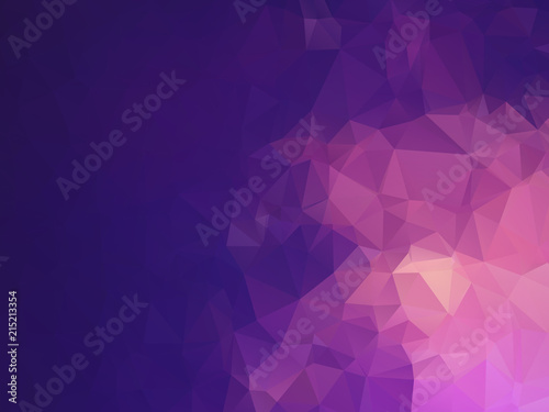 purple mosaic triangle pattern