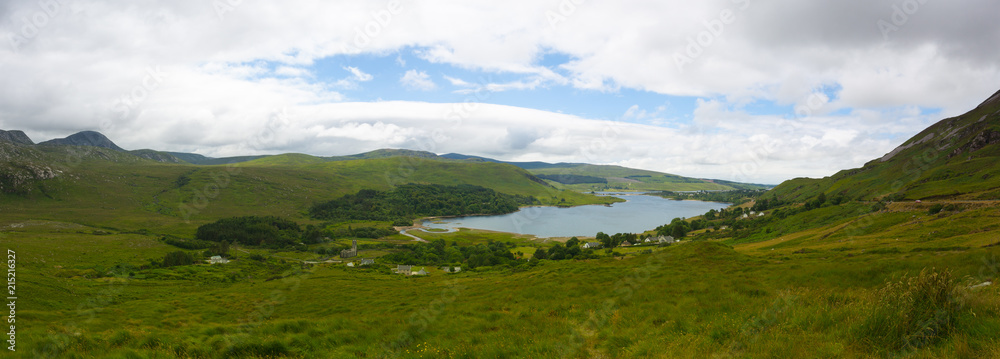 Dunlewey or Dunlewy is a small Gaeltacht village in the Gweedore area of County Donegal, Ireland.