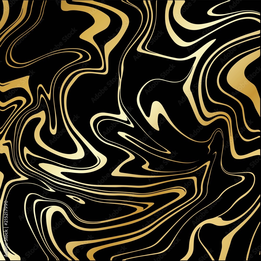 Gold-black marble VECTOR background Gold-black marble VECTOR background