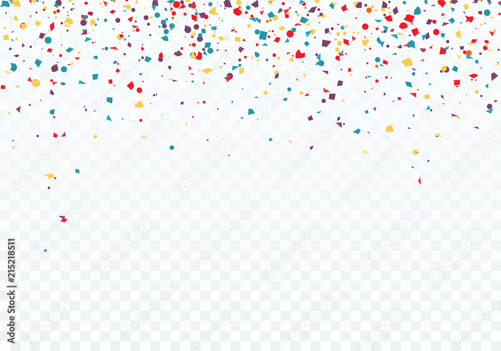 Falling Confetti Background Royalty Free SVG, Cliparts, Vectors