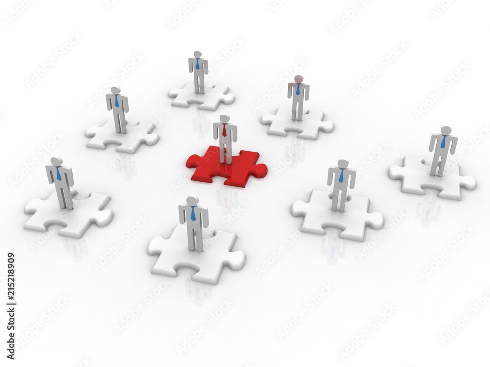 3d illustration Business Network concept 3d illustration Business Network concept