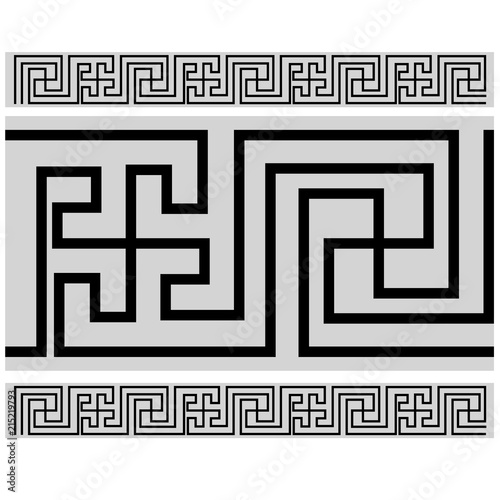 Tibetan style border - Buddhist pattern