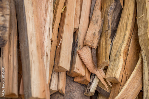 Firewood In the garden © ponsatorn