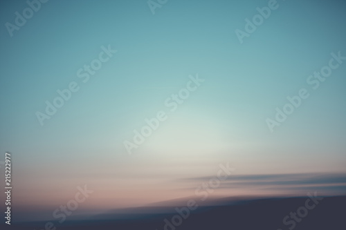 Teal sky - Background Overlay With Blurred Mountain Range