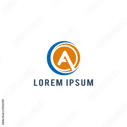 Letter A logo template vector illustration Free Download Letter A logo template vector illustration - GFXLoad