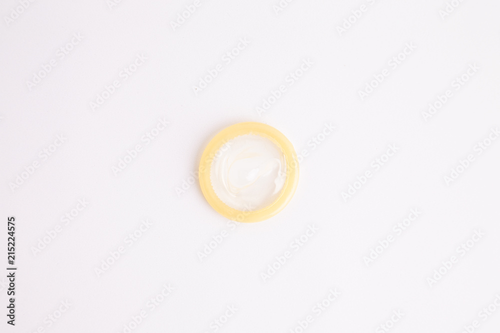 condom in colorful background