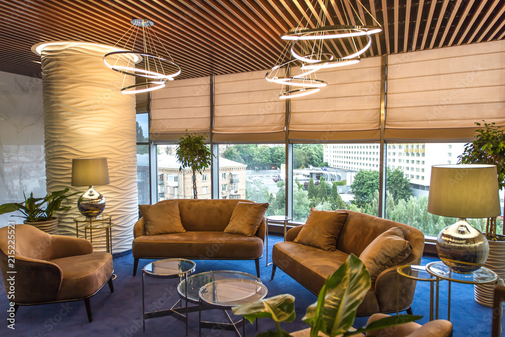 Fototapeta premium interior of a modern office. furniture in the office of the company.