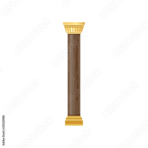 Classic architecture column vector Illustration on a white background
