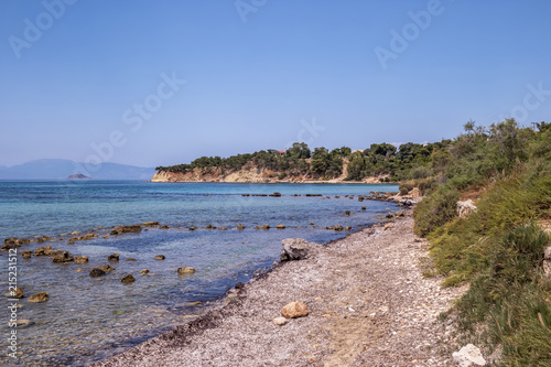 Kolona Beach on the Island of Aegina in Greece © Robert Baumann
