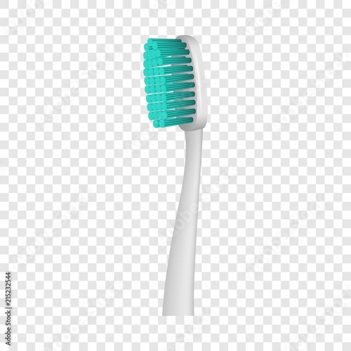 Protecting toothbrush icon. Realistic illustration of protecting toothbrush vector icon for on transparent background