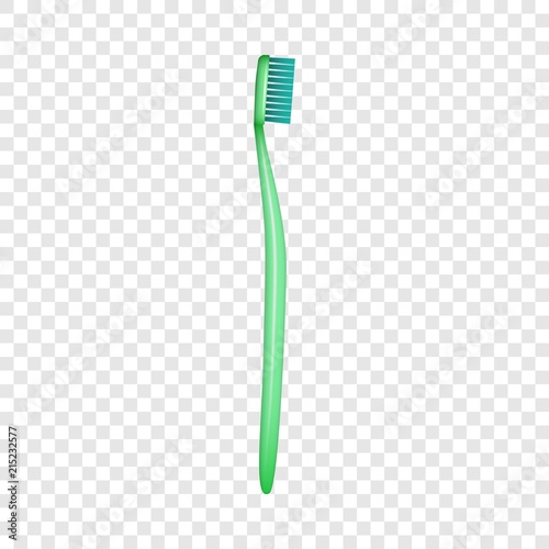 Hygiene toothbrush icon. Realistic illustration of hygiene toothbrush vector icon for on transparent background