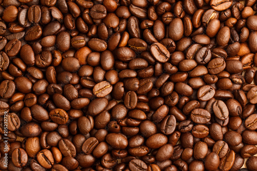 Coffee beans background