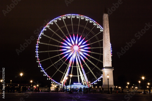 Paris Big wheel, Eiffel Tower, Obelisque