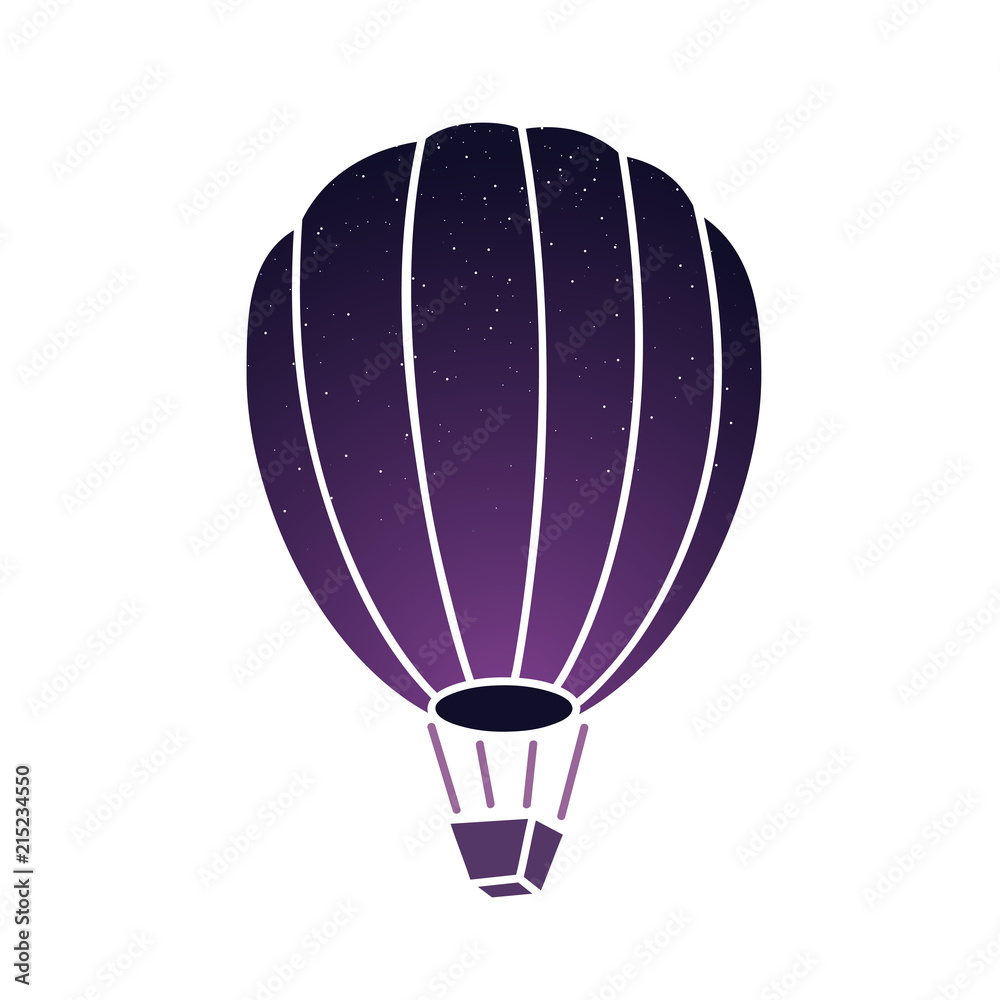Obraz premium Starry air balloon