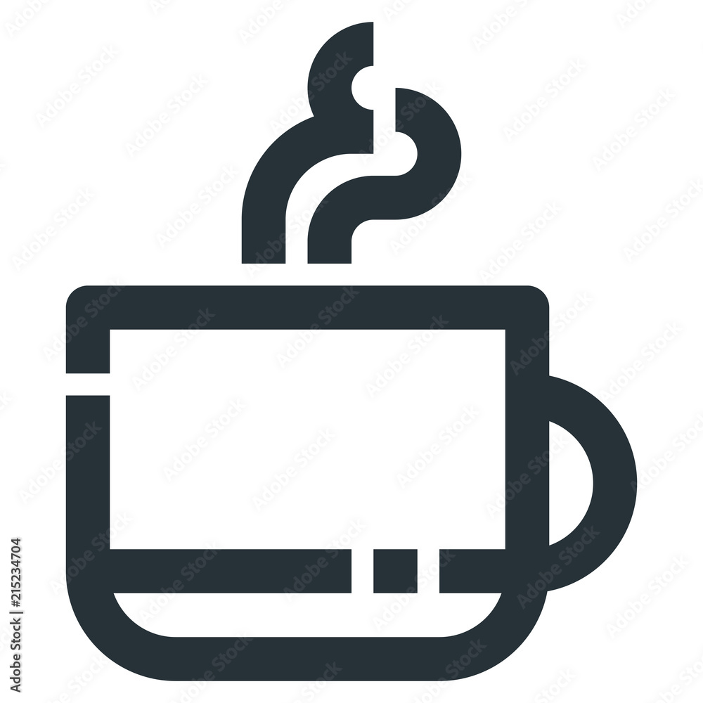 Coffee Cup Vector Line Icon 32x32 Pixel Perfect. Editable 2 Pixel Stroke Weight. Medical Health Icon for Website Mobile App Presentation Coffee Cup Vector Line Icon 32x32 Pixel Perfect. Editable 2 Pixel Stroke Weight. Medical Health Icon for Website Mobile App Presentation