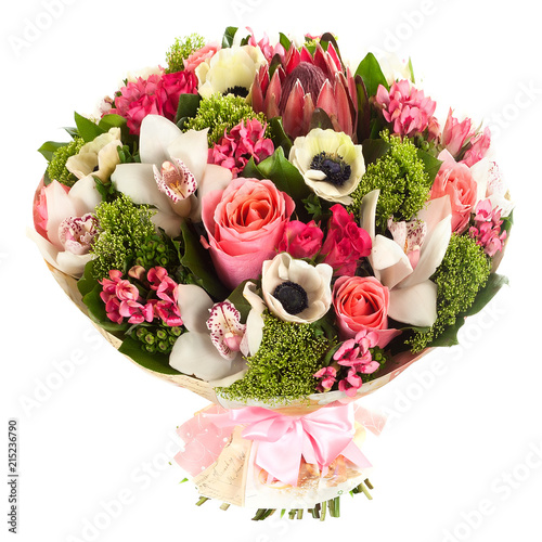 colorful flower mix bouquet 