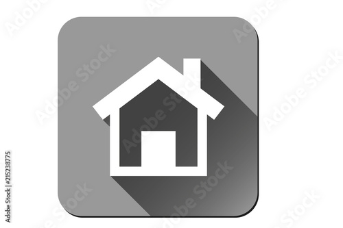 Icono gris de una casa.