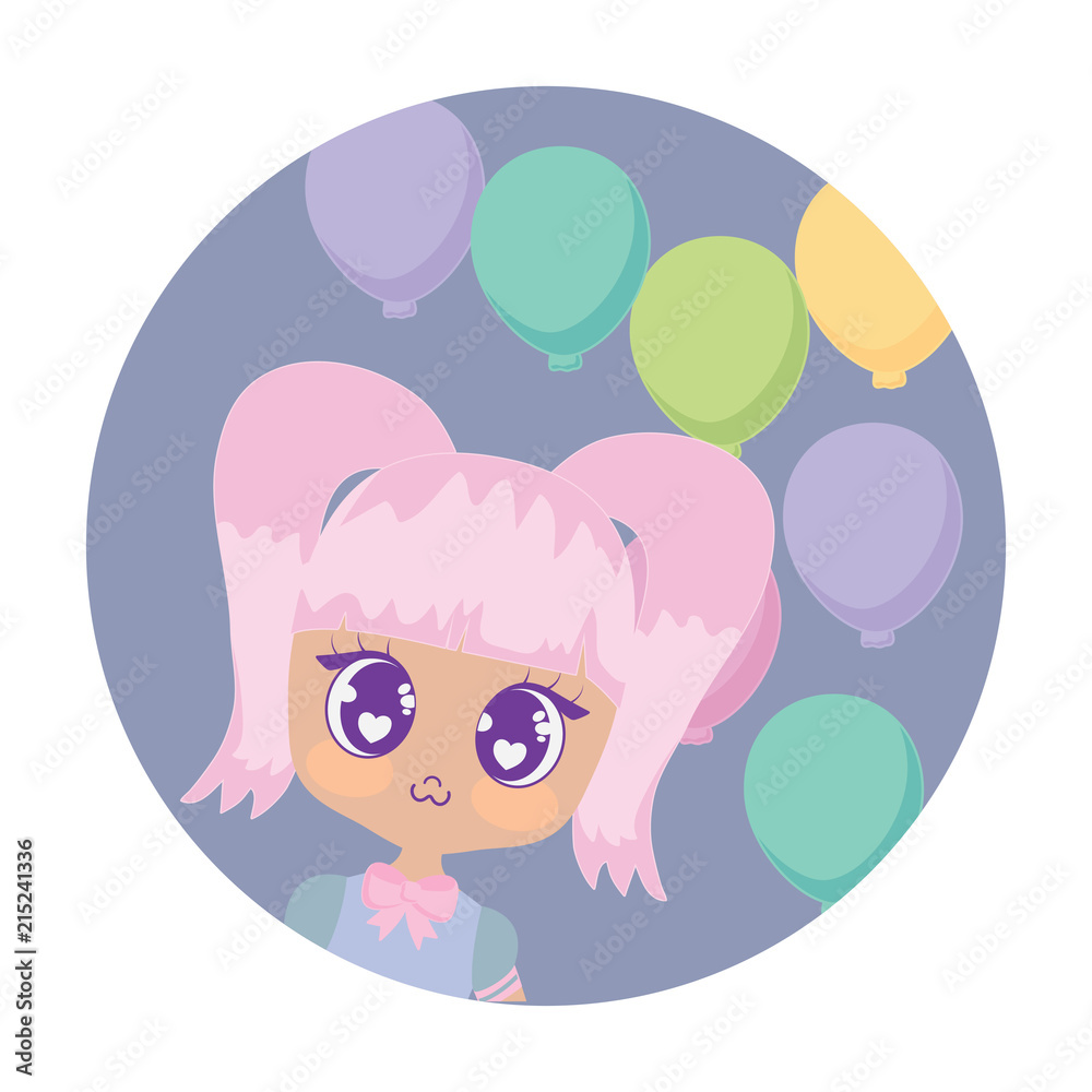 Kawaii girl design Kawaii girl design