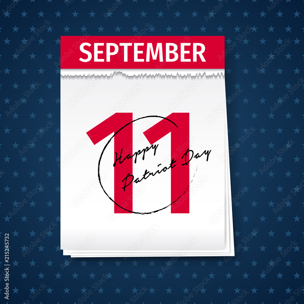 9/11 Patriot Day, September 11. 