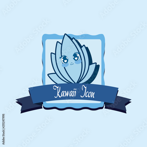 kawaii flower icon