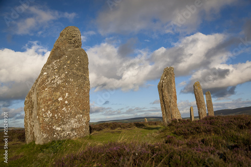 mainland orkney, standing stones ring of brodgar, scotland